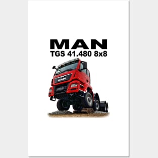 MAN TGS 41.480 8x8 - Trucknology Days Posters and Art